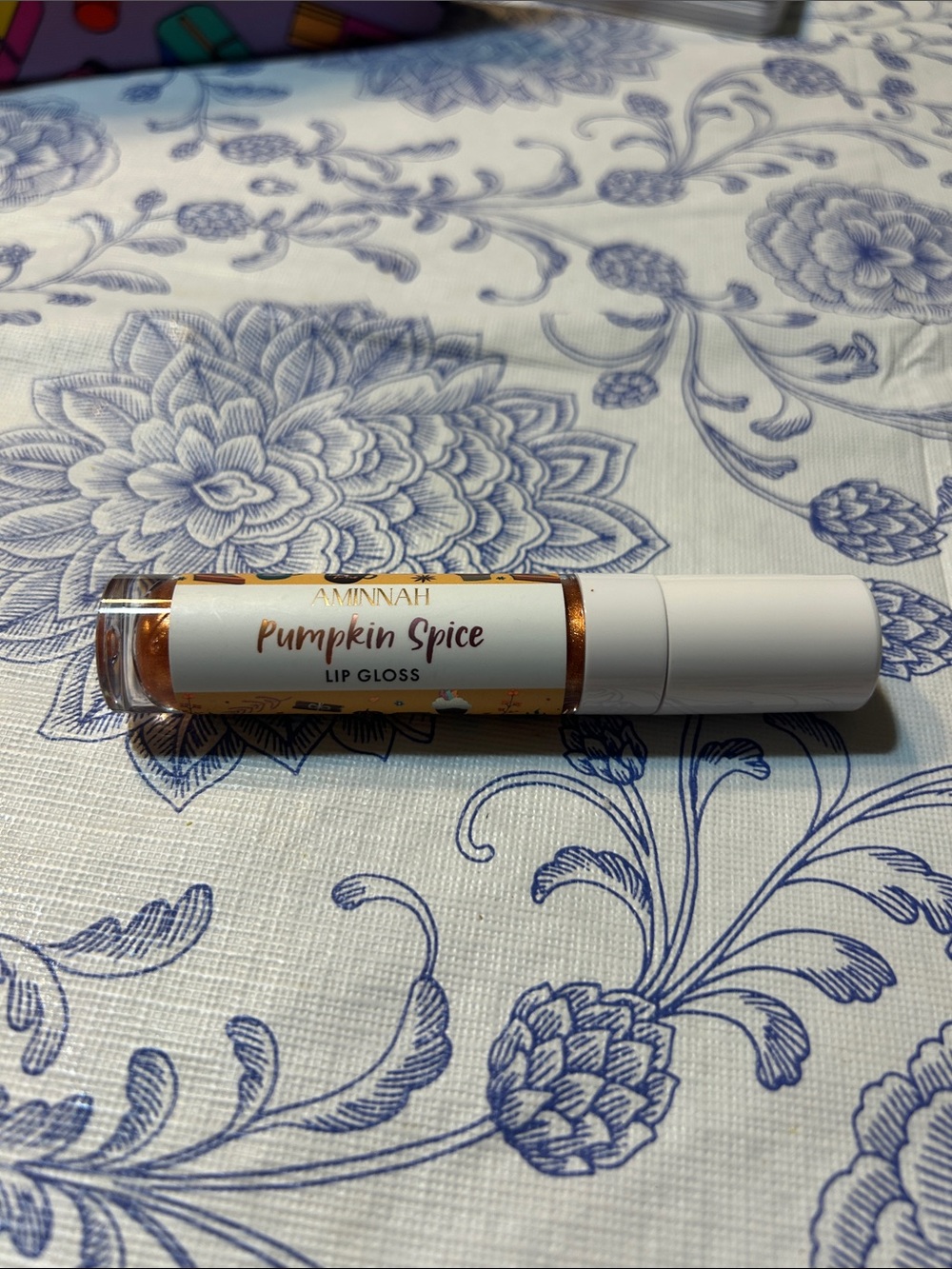 Pumpkin Spice Lip Gloss — Warm Copper Shine